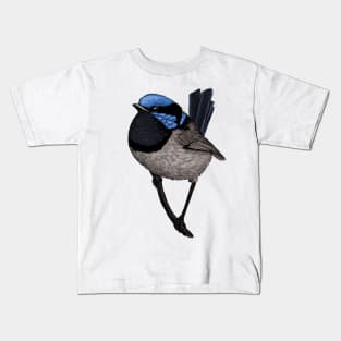 Fairy wren drawing 3 Kids T-Shirt